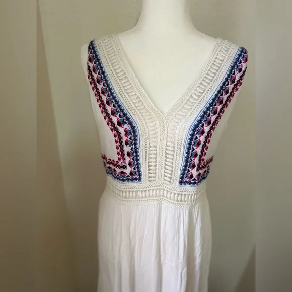 Spense Embroidered Gauzy lace Maxi Dress  romantic summer dress - Picture 6 of 10